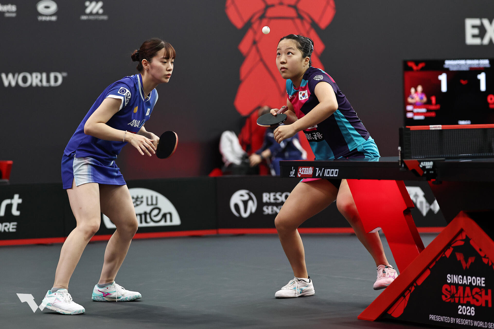 長﨑美柚「最後に勝ててよかった」韓国のエースとの国際ペアでベスト4